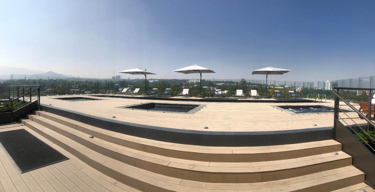 Galeria Plaza San Jeronimo Hotel Cidade do México Exterior foto The rooftop of the building