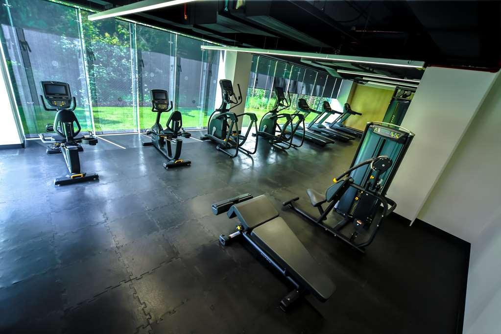 Galeria Plaza San Jeronimo Hotel Cidade do México Instalações foto The gym at the hotel