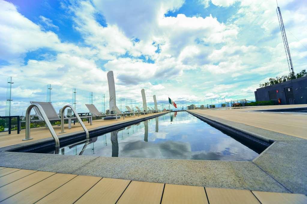 Galeria Plaza San Jeronimo Hotel Cidade do México Instalações foto The rooftop pool at the hotel